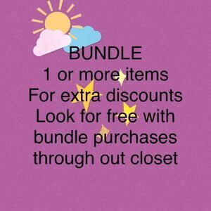 BUNDLE items free items!!’